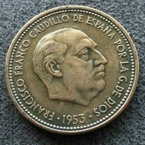 2,50 peseta 1953 espagne