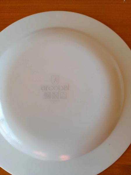 Vente 2 assiette &agrave; d&eacute;ssert - arcopal