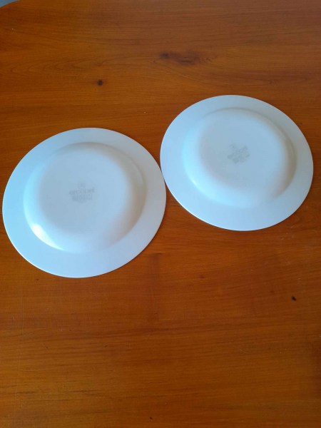 2 assiette &agrave; d&eacute;ssert - arcopal pas cher
