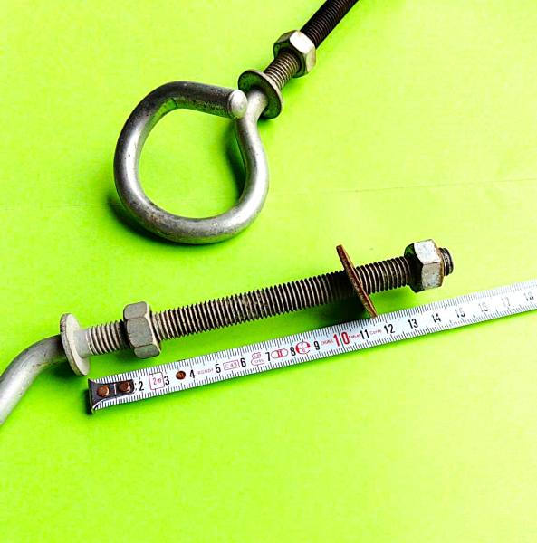 Vente 2 attaches "queue de cochon" pour balan&ccedil;oire