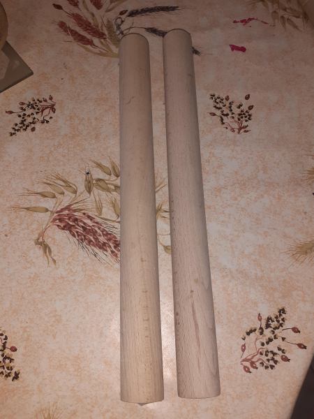 2 baquettes pour tambour - traditionnelles