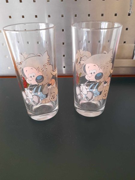 2 grands verres boule et bill