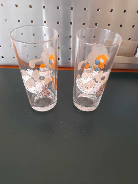 2 grands verres boule et bill pas cher