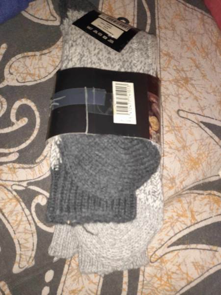 Vente 2 paires de chaussettes en laine homme 39/42