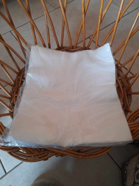 Vente 2 sous taies d' oreillers 60 x 60 cm