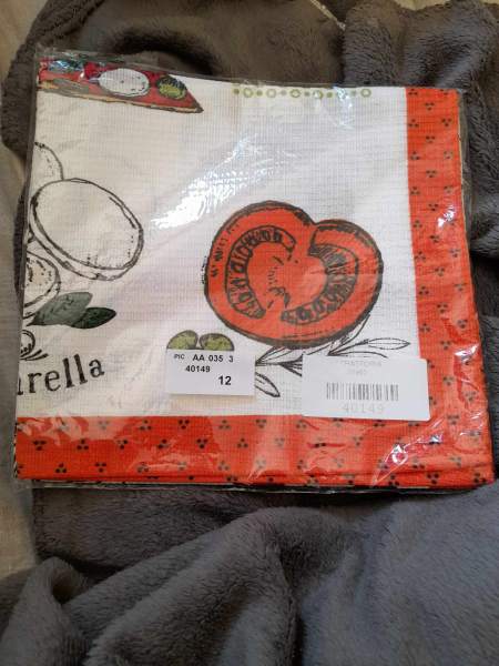 Vente 2 torchons - essuie-mains trattoria