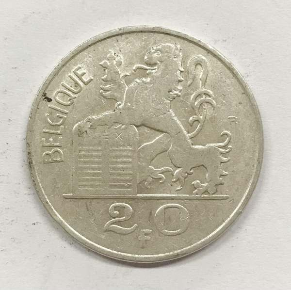 Annonce 20 f 1949 belgique : prix 7 &euro;