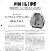 Annonce 214 photocopies de doc de tsf philips 461a à 2820