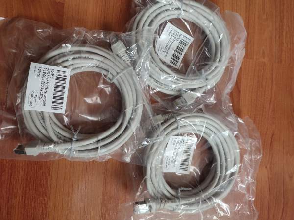 3 cables ecolan rj45 sftp cat.5e 5metres