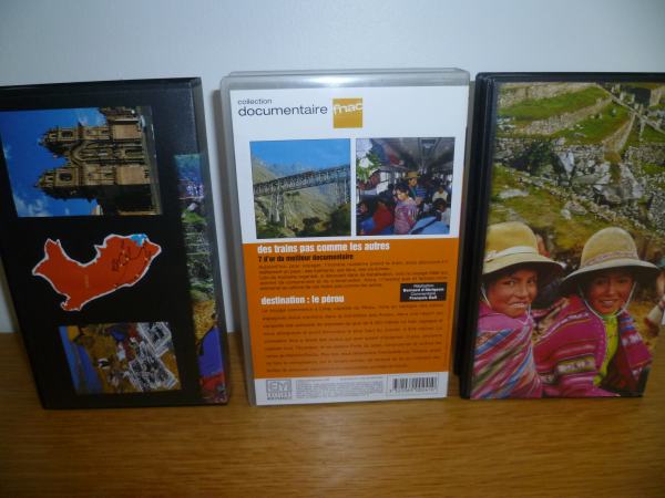 Vente K7 vid&eacute;o  perou (am&eacute;rique du sud)