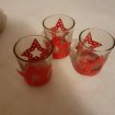 3 verres à bougies