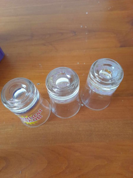 Vente 3 verres shooter en verres " buvette poursuite"