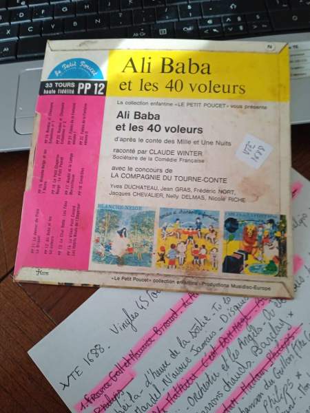 Vente 33 t  ali baba et les 40 voleurs