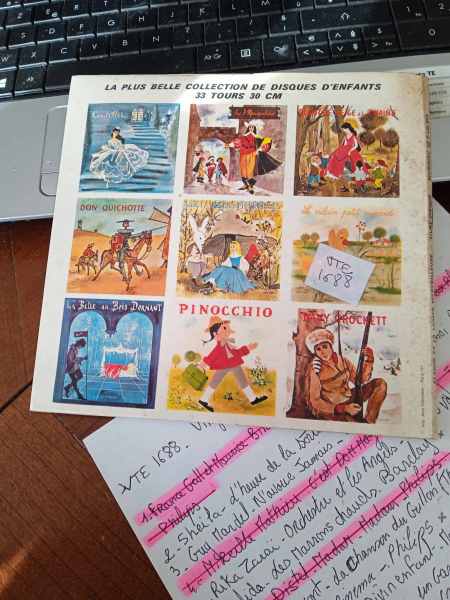 Vente 33 t  livre disque aladin