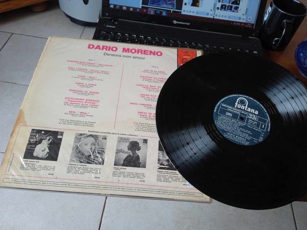 Vente 33t " dario moréno "