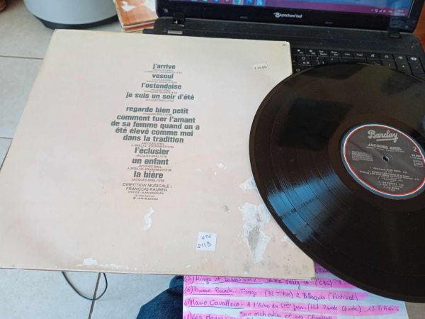 Vente 33t " jacques brel  "