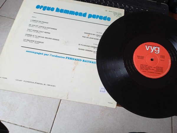 Vente 33t " orgue hammond parade "