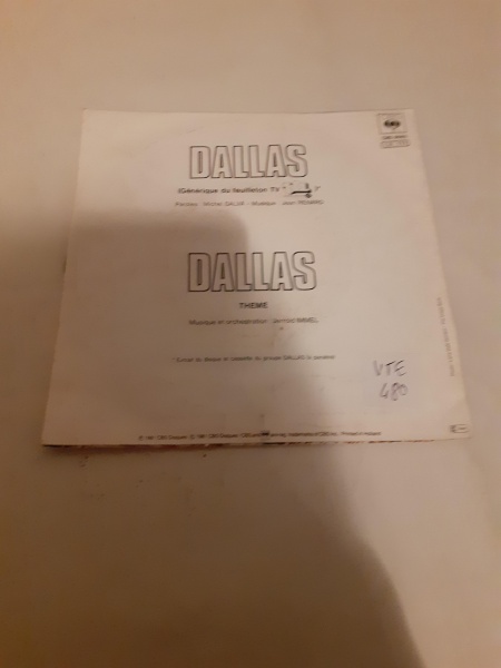 Vente 45 t  "dallas "