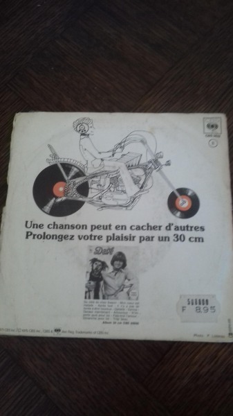 Vente 45 t dave "du cot&eacute; de chez swann"
