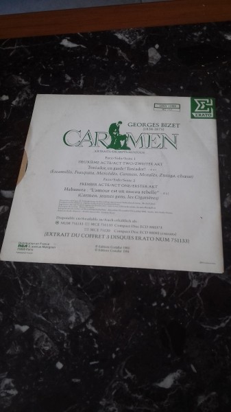 45 t georges bizet  "carmen"