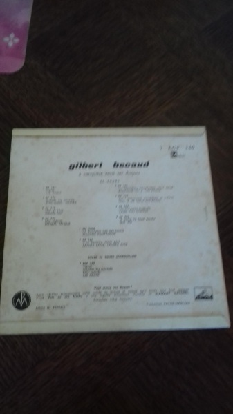 Vente 45 t gilbert becaud"je veut te dire adieu"