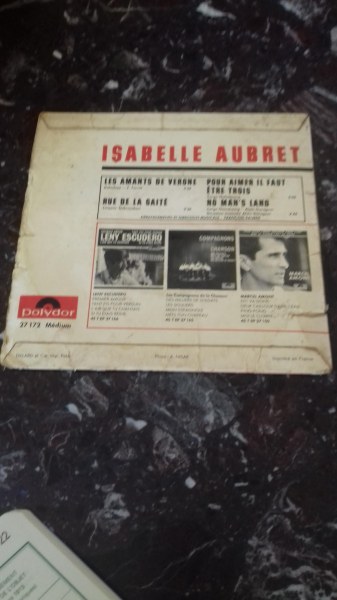 Vente 45 t isabelle aubret   - 4 titres