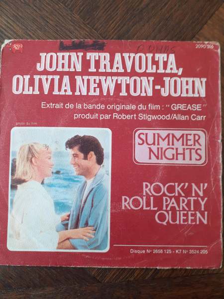 45 t "john travolta / olivia newton john"