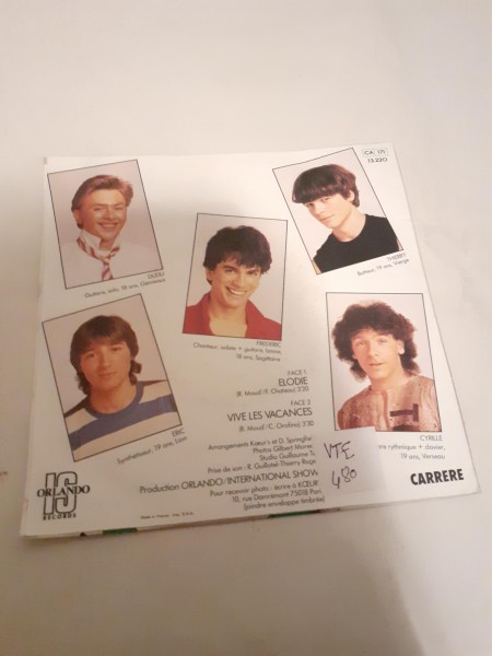 Vente 45 t  "koeur's "