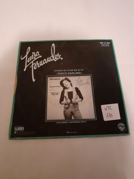 Vente 45 t  " luisa fernandez"