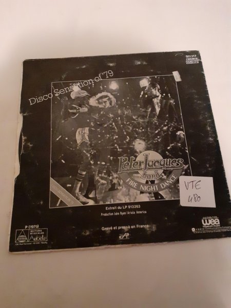 Vente 45 t  "peter jacques band"