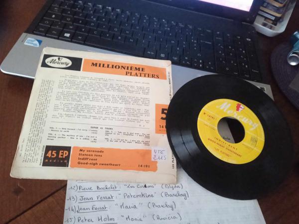 Vente 45 t  " the platters "