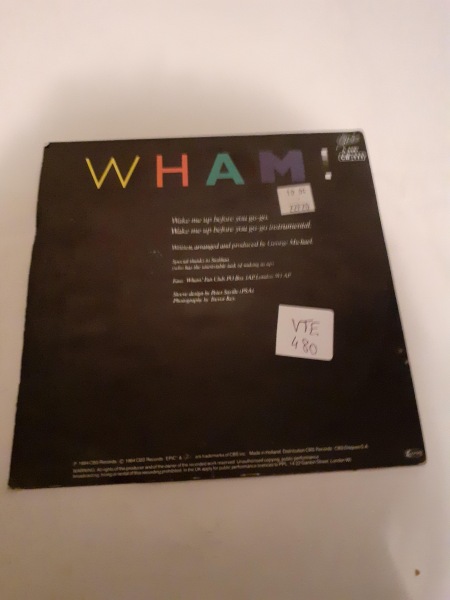 Vente 45 t  " wham"