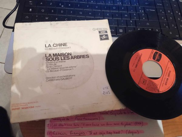 Vente 45t " becaud "