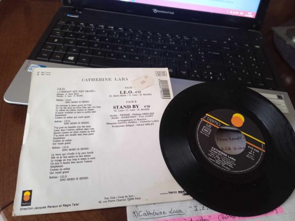 Vente 45t " catherine lara "