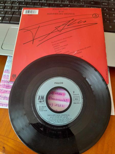 Vente 45t " falco "