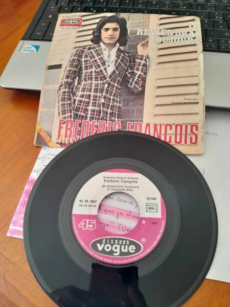 Vente 45t " frédéric françois "