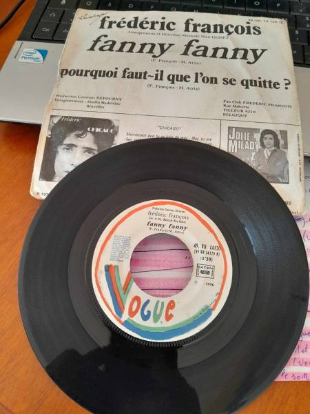 Vente 45t " fr&eacute;d&eacute;ric fran&ccedil;ois "