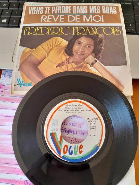 Vente 45t " fr&eacute;d&eacute;ric fran&ccedil;ois "