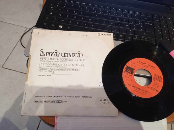 Vente 45t " il était une fois "