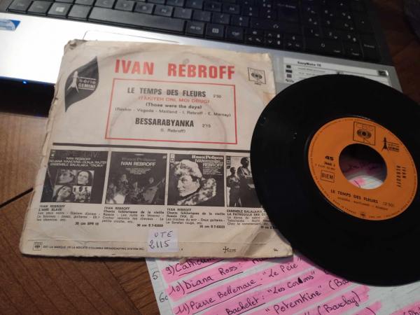 Vente 45t " ivan rebroff "