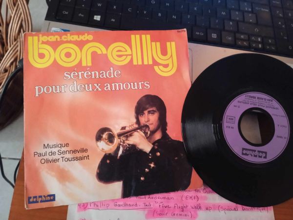 45t " jean-claude borélly "
