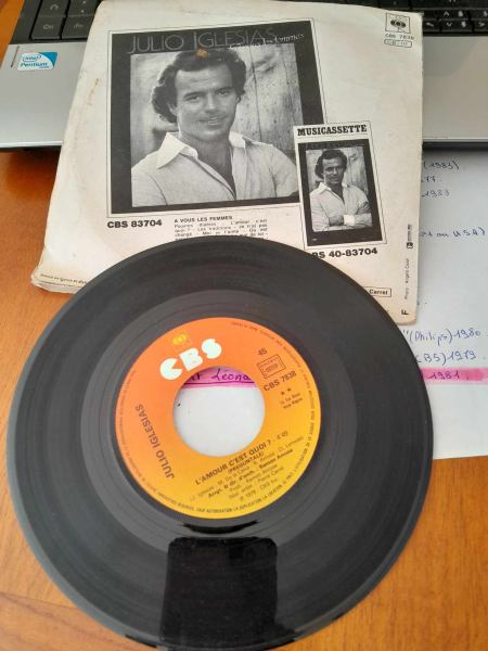 Vente 45t " julio iglesias "