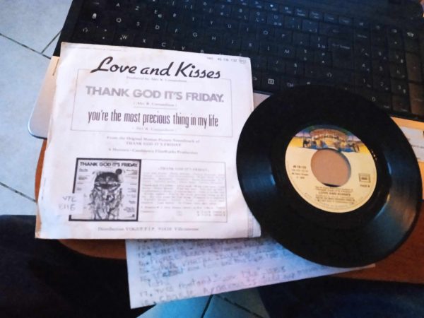 Vente 45t " love and kisses "