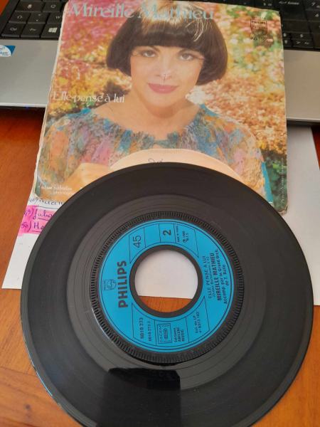 Vente 45t " mireille mathieu "