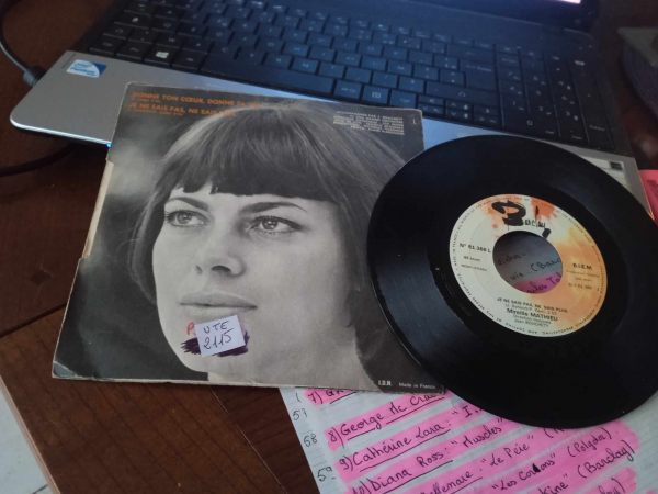 Vente 45t " mirelle mathieu "