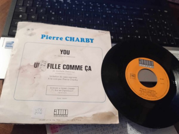 Vente 45t " pierre charby "