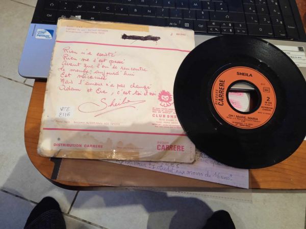 Vente 45t " sheila  "