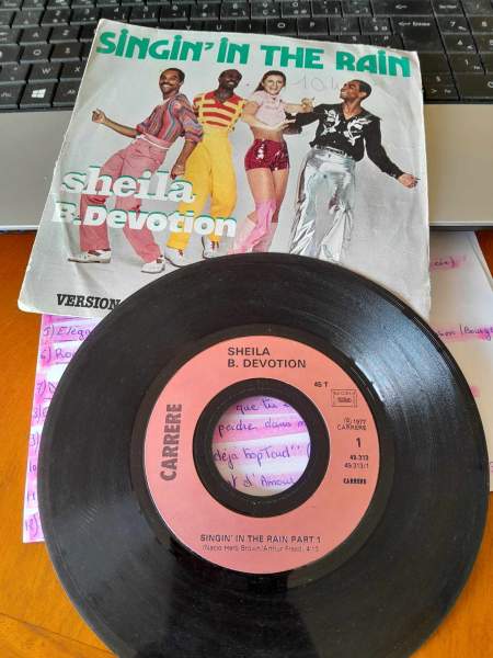 Vente 45t " sheila , b.devotion "