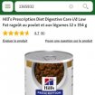 48 boites chien hill's digestive care low fat