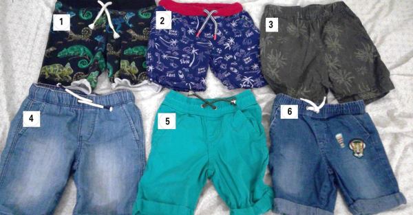 5 ans shorts (dpam – h&amp;m)